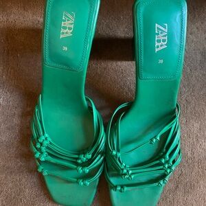 Zara Green Women's Shoes